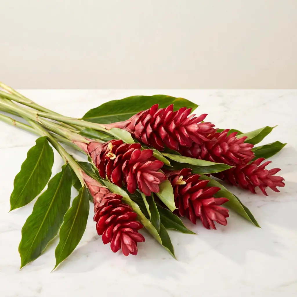 Alpenia Ginger Flowers Red